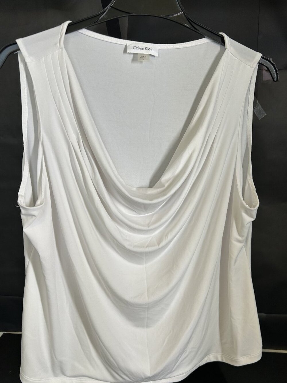 Calvin Klein Sleeveless Cowl Top